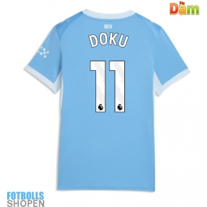 Billiga Manchester City Jeremy Doku #11 Hemmatröja Dam 2026-27 Kortärmad